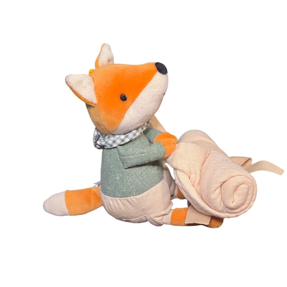 Jellycat Little Rambler Fox Soother‎ Plush NWT Blankie